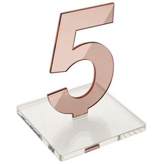 OnDisplay Luxe Laser Cut Mirrored Acrylic Wedding/Party/Event Table Numbers
