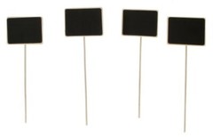 Darice David Tutera 4-Piece Chalkboard Stakes
