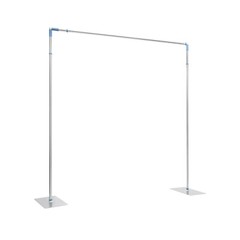 Professional Backdrop Stand Pipe Kit Heavy Duty Background Pipe Free Standing
