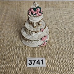 Enesco Made From Scratch Love Birds Wedding Cake Topper Pink Roses