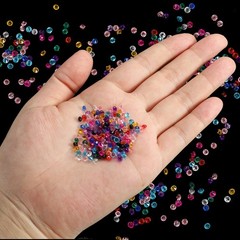 6000Pcs Acrylic Wedding Diamonds 3mm Table Crystals Confetti Multicolor