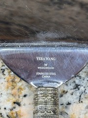 Vera Wang Wedgwood Cake Server Black Handle Stainless Wedding Pie Server