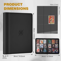 Tcgenith Trading Card Binder Card Binder 9 Pocket For Trading Cards Holds 540