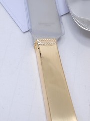 Vera Wang Wedgwood Love Knots Gold Cake Knife & Server Set