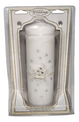 3-Piece Candles Set Wedding Supplies Rhinestone 9″ Unity Pillars & 10″ Tapers