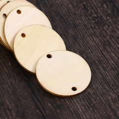 100Pcs Unfinished Wooden Circles for Crafts Wedding Centerpieces