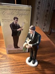 Weddingstar Victorious Groom w/ Champagne Bottle Figurine Wedding Cake Topper