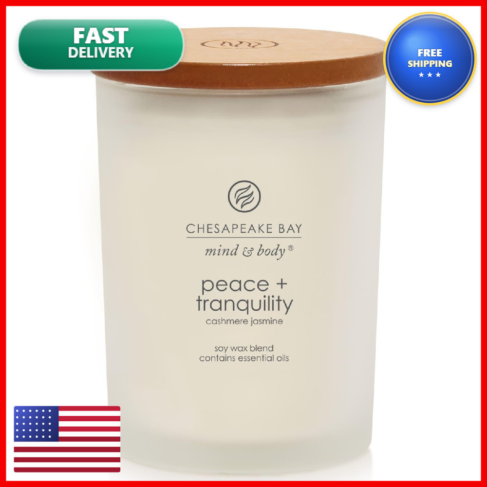 Chesapeake Bay Candle Scented Candle Cashmere Jasmine Medium Jar Home Dcor