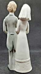 Bride and Groom wedding Cake Topper 9 1/2″ x 4″ x 2″
