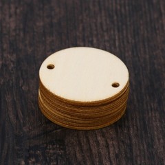 100Pcs Unfinished Wooden Circles for Crafts Wedding Centerpieces