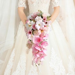 Bouquet Flower Arrangement Floral Lightweight Creative Elegant Decor Bridal
