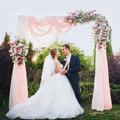 Backdrop Stand 10 Ft Adjustable Background Support System Kit for Wedding Party