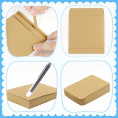 140 Pieces Vintage Library Card Pockets Library Card Envelopes with 140PCS Re…
