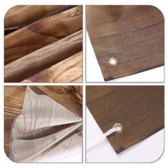 Wood Backdrop Wooden Wall Background Rustic Backdrop Durable 8 x 6ft Brown