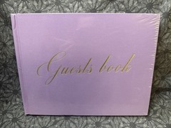 Purple Wedding Guest Book