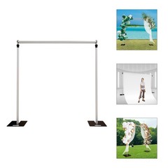 10*10ft Background Holder，Square Wedding Backdrop Rack，Adjustable Backdrop Stand