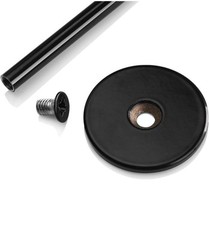 Durable 8-Inch Black Steel Table Number Holders for Restaurants – 18 Count