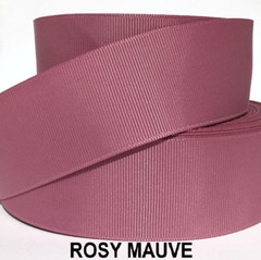 3/8″, 5/8″, 7/8″, 1.5″ Grosgrain Ribbon 5 Yards of 1 Color Solid Bulk Wholesale
