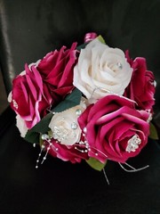 Pink & Ivory Luxury Bouquets for Quincenera & Wedding