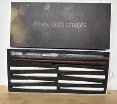 Magic Deco 20 LED Flameless Floating Candles Magic Wand Remote Halloween Decor