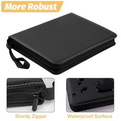 GERMUN 9 Pocket Trading Card Binder,720 Cards,40 Top-Loading Pages, Double Si…