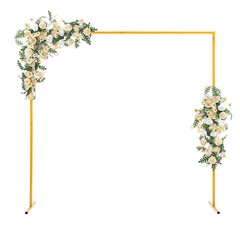 Square Arch Stand for Weddings – Adjustable Height Metal Backdrop Decoration