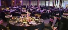 Uimoso 50PCS Stretch Spandex Folding Chair Covers Black Durable Decoration Forma