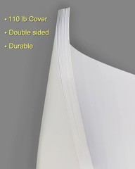 110lb White Cardstock 8.5 x 11 inches,100 8-1/2″ x 11″ 100 Sheets,