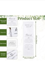 Reserved Memorial Wedding Chair Sign with love from Heaven Cotton Linen Weddi…