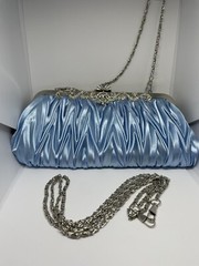 Classic Clutch Purse Chain Wedding in Rare Something Blue Color- * Custom Color