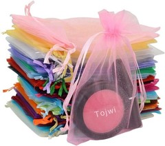 Organza Bags Mix Color 50pcs Wedding Party Favor Jewelry Gift Pouch