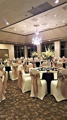 PCS Satin Chair Sashes Bows for Wedding Reception- Universal Chair 50 Lavender