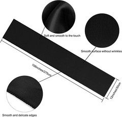 4x Table Runner 12″ x 108» Black Satin Bright Silk Smooth Wedding Party Banquet
