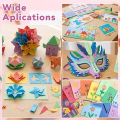 25 Sheets Colored Cardstock 12×12, 10 Assorted Colors Construction Paper 180G…