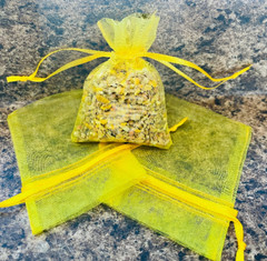 50 Sunflower Yellow Birdseed Bags, Organic Wedding Toss All Natural Eco-friendly