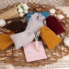 Velvet Jewelry Bags Drawstring Pouch Wedding Gift Packaging