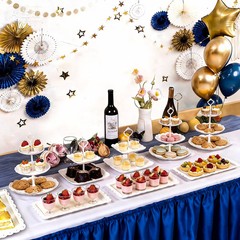 10 PCS Plastic Cake and Cupcake Stand Set, Cupcake Stand Holder, Dessert Table