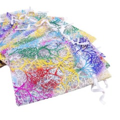 50/100/200 Sheer Coralline Organza Favor Gift Bags Jewelry Pouches Wedding Party