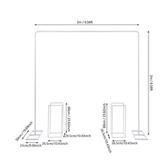 Durable Wedding Stand Set with Balloon Stand and Flower Stands, Strong