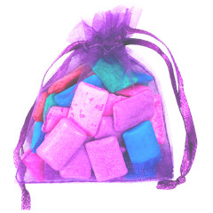 Purple Drawstring Organza Gift Bags Wedding Party Favor Jewelry Pouch 20/50/100