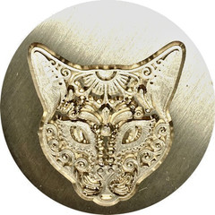 Cat Sugar Skull 1.2″ Wax Seal Stamp Head – unique design, perfect for Cat Lovers