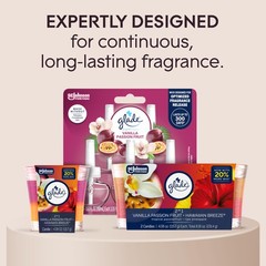 Glade 1-Wick 2In1 Scented Candle Jar Hawaiian Passion Fruit Air Freshener