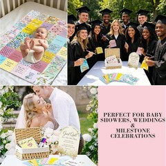 Guest Book Alternative- DIY Quilt 66 pcs Baby Shower, Wedding, Any Occasion NEW