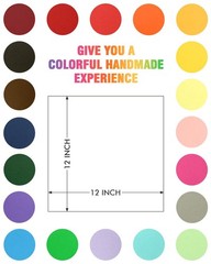 120 Sheets Colored Cardstock 12″ x 12″, Cardstock Paper 250gsm/92lb for Print…
