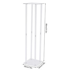 10x Acrylic Wedding Flower Stand Rectangle pedestal for Table Centerpiece Decor