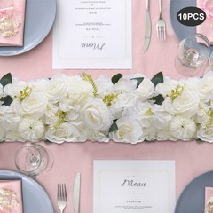 10 Pcs Dining Table Flower Centerpieces White Artificial Wedding Centerpiece NEW