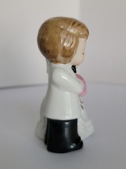 Vintage Porcelain Bride And Groom Cake Topper