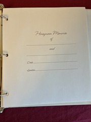 HALLMARK «OUR HONEYMOON» 3-RING PHOTO ALBUM — NEW IN BOX