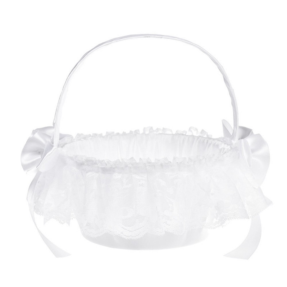 Valentine’s Day Flower Girl Baskets for Wedding Decor Small Floral