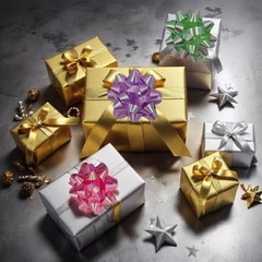 24PCS 4 Inch Star 24 Count (Pack of 1) green，pink，purple，blue，white and yellow
